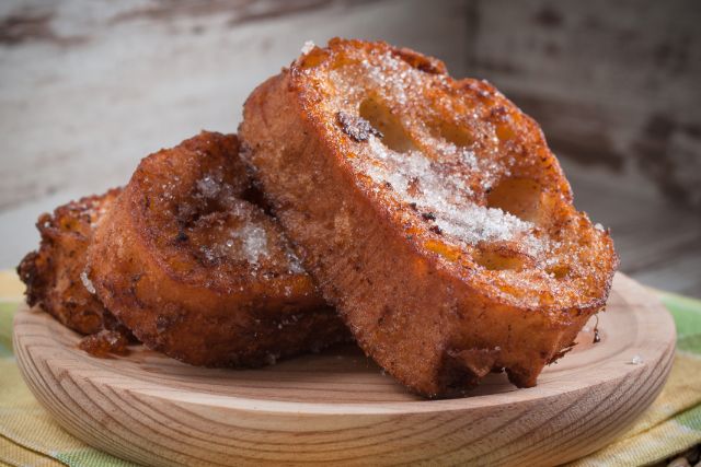 torrijas con aceite de oliva