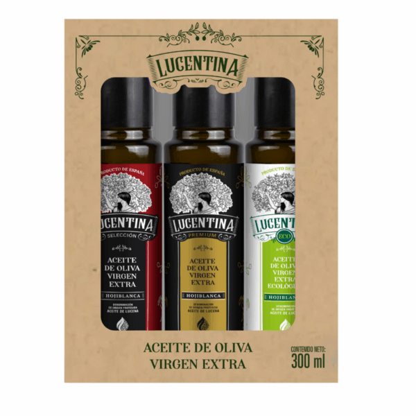 Pack 3 botellas de 100ml AOVE Lucentina