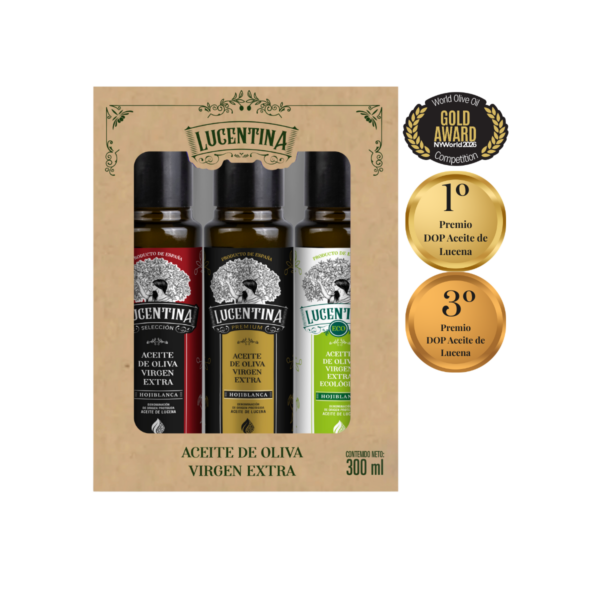Pack 3 botellas de 100ml AOVE Lucentina