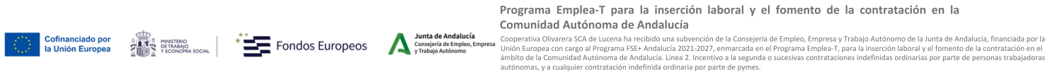 Programa Emplea-T para la inserción<br />
laboral y el fomento de la contratación en la<br />
Comunidad Autónoma de Andalucía